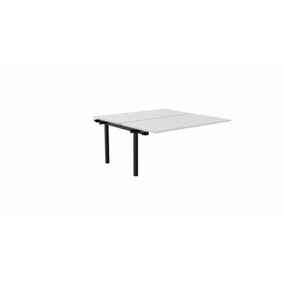 3617350003352-Bureau Bench ARIAL - Plan suivant - L160 x P165 cm - plateau blanc - pieds noirs--0