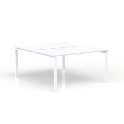 3617350005394-Bureau Bench CONECT - L160 x P165 cm - plateau blanc - pieds blancs--0
