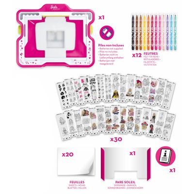 3154149070619-Maped Creativ Licence Barbie - Lumiboard--3