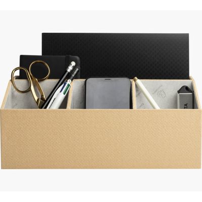 3130630686026-Exacompta OfficeByMe - Organiseur de bureau 4 compartiments - beige--1