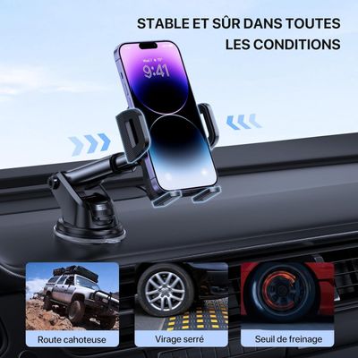 3701263522212-JAYM - Support de voiture avec bras téléscopique pour smartphone - fixation par ventouse--2