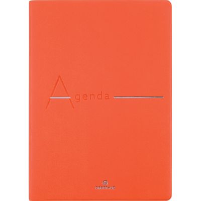 3664447170305-Agenda 16 mois Bora - 1 semaine sur 2 pages - 15 x 21 cm - orange - Oberthur--0