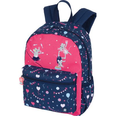 3664447172347-Sac à dos maternelle Circus - 1 compartiment - crocodile ou souris - Oberthur--2