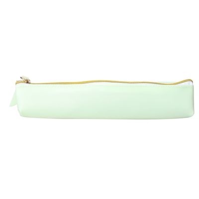 3703749251623-Trousse rectangulaire School Soft Touch - 1 compartiment - vert clair - Carpentras--0