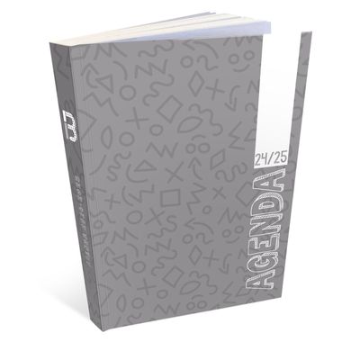 3592930023800-Agenda L'écolier - 1 jour par page - 12 x 17 cm - gris - Bouchut--0