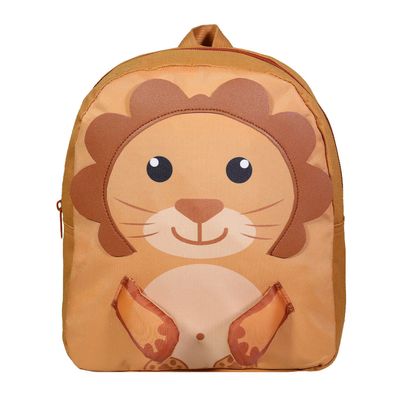 3666311024257-Sac goûter maternelle Kids - 1 compartiment - marron - Bagtrotter--0