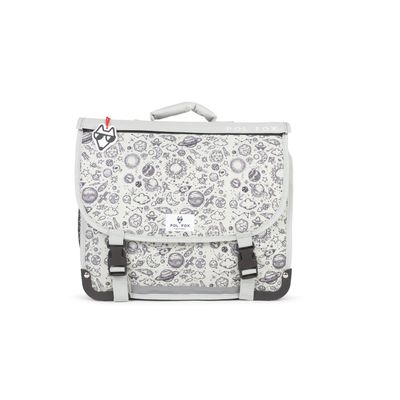 3663842008336-Cartable réversible Rocket - 38 cm - 2 compartiments - gris - Pol Fox--2