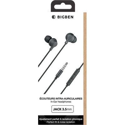 3571211495529-BigBen - Ecouteurs Jack 3.5 mm - intra-auri-culaire - noir--1