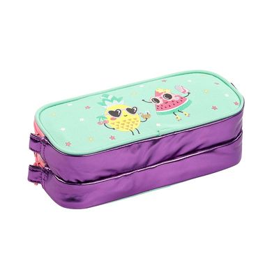 3135258773691-Trousse Fruity Party - 2 compartiments - vert - Viquel--2