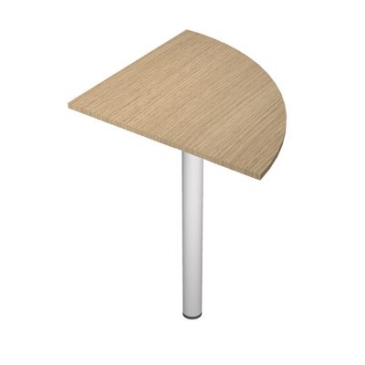 7331920001604-Angle de liaison à 90° pour Bureau Trend (pied non inclus) - plateau imitation chêne--0