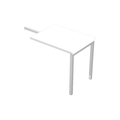 7331920001925-Retour direct pour Bureau Trend pieds métal arche - L120 - plateau blanc--0