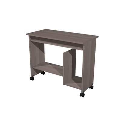 7331910016205-Bureau informatique - L92xP45xH76 cm - frêne Toscan--0