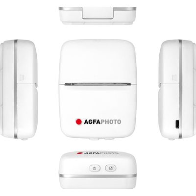 3760265541928- Kodak Realipix Pocket - Appareil photo Mini Printer - Bluetooth - Blanc--3