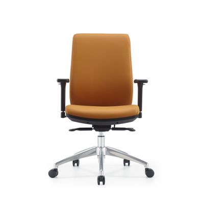 3760185024525-Fauteuil de bureau SHERMAN Gold - accoudoirs réglables - Appui-tête en option - marron--1