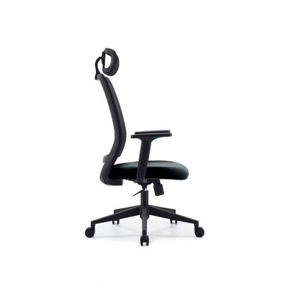 3760185024556-Fauteuil de bureau OPEN - accoudoirs réglables - appuie-tête réglable - noir--2