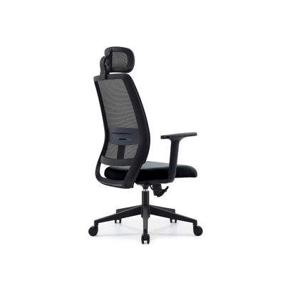 3760185024556-Fauteuil de bureau OPEN - accoudoirs réglables - appuie-tête réglable - noir--3