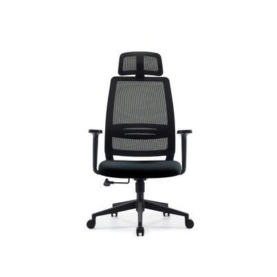 3760185024556-Fauteuil de bureau OPEN - accoudoirs réglables - appuie-tête réglable - noir--4