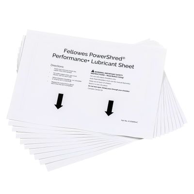 043859783939-Fellowes - 10 feuilles de lubrification pour destructeur--0