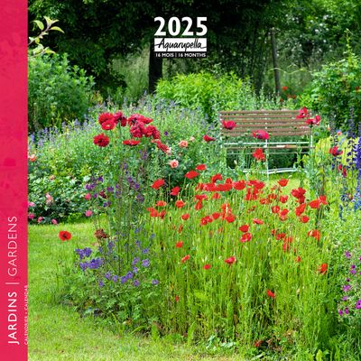 3494150160443-Calendrier mensuel 30x30 cm - 16 mois - Jardins--0