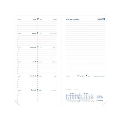 3371010513338-Quo Vadis - Agenda - 2025 - Italnote B - Semainier Horizontal - Français - Catalina Estrada - Multicolore - 12 mois et 1/2 de mi-décembre à déc--1