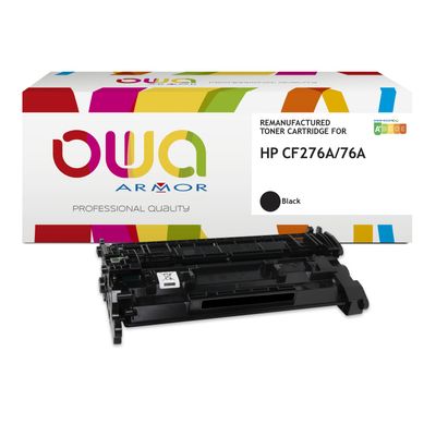 3112539935559-Cartouche laser compatible HP CF276A  - noir - Owa K16476OW--0