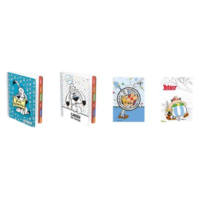 3020120243665-Cahier de texte Astérix - 17 x 22 cm - différents modèles disponibles - Hamelin--0