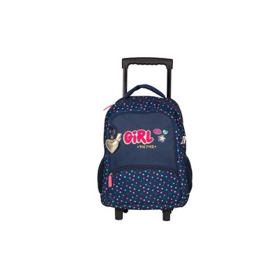 3661507062013-Sac à dos à roulettes KIP YOU ROCK-2 compartiments- marine- Kid'Abord--0