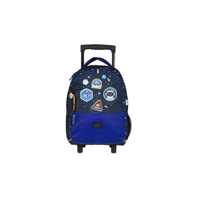 3661507062068-Sac à dos à roulettes KIP ASTRO -2 compartiments- marine- Kid'Abord--0