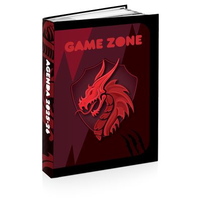 3661507055022-Agenda DRAGON FANTAISIE- 12 x 17 cm - 2 modèles au choix - Kid'Abord--0