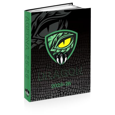 3661507055022-Agenda DRAGON FANTAISIE- 12 x 17 cm - 2 modèles au choix - Kid'Abord--1