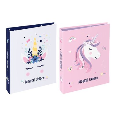 3135258004405-Classeur 2 anneaux - Dos 50 mm - A4 - Magical Unicorn - Viquel--0