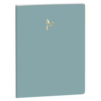 3660942087704-Multicarnet Clover Céleste -2 carnets lignés et 1 carnet uni - 15 x 21 cm - Paloma, Elise bleu, Kraft--0