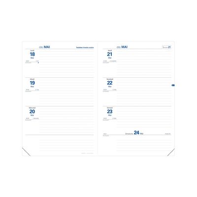 3371010414130-Recharge pour agenda 2024-2025 - semainier - 16 x 24 cm - blanc - Quo Vadis Texthebdo--0