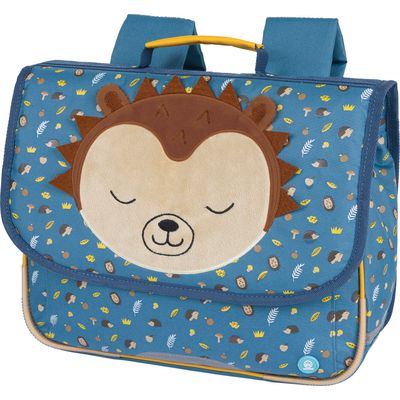 3664447198590-Cartable maternelle Doudou - 33 cm - 1 compartiment - hérisson ou paon - Oberthur--1