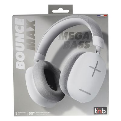 3303170119204-T'nB Bounce Max - Casque Bluetooth sans fil - blanc--3