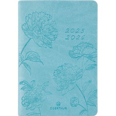 3664447197593-Agenda Summerside - 1 semaine sur 2 pages - 10 x 15 cm - vert turquoise - Oberthur--0