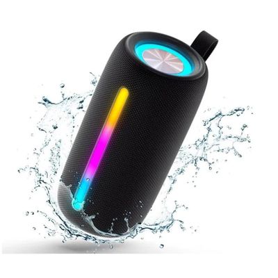 3571211531111-BigBen - Enceinte Vibe lumineuse et étanche - 10W - noir--0