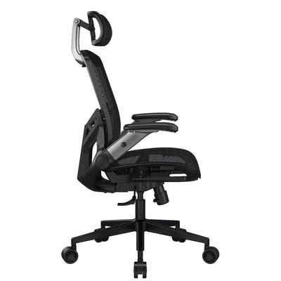 4710483778087-Fauteuil gamer Speeder One - accoudoirs réglables - appui-tête intégré - noir--1