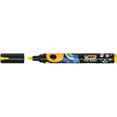 3086123777927-BIC Intensity - Marqueur à peinture - jaune - encre à l'eau - moyen--1