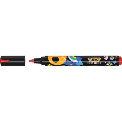 3086123777934-BIC Intensity - Marqueur à peinture - rouge - encre à l'eau - moyen--1