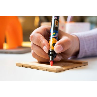 3086123777934-BIC Intensity - Marqueur à peinture - rouge - encre à l'eau - moyen--2