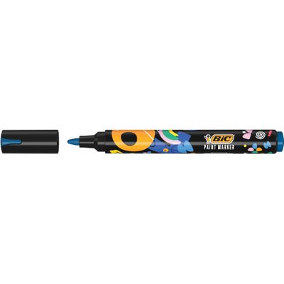 3086123777965-BIC Intensity - Marqueur à peinture - bleu - encre à l'eau - moyen--1