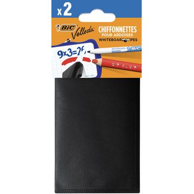 3086123779532-Chiffonnette BIC Velleda Lavable 14x14 cm – Accessoire de Nettoyage pour Ardoise Blanche--0