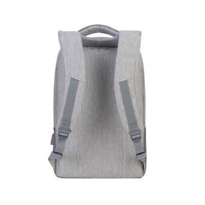 4260403579831-Sac à dos antivol Rivacase 7562 pour ordinateur portable 15,6" - Gris/Mocha avec port USB intégré - --3