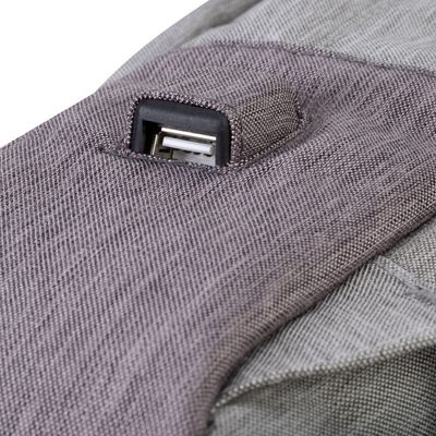 4260403579831-Sac à dos antivol Rivacase 7562 pour ordinateur portable 15,6" - Gris/Mocha avec port USB intégré - --6