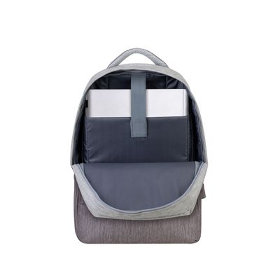 4260403579831-Sac à dos antivol Rivacase 7562 pour ordinateur portable 15,6" - Gris/Mocha avec port USB intégré - --8