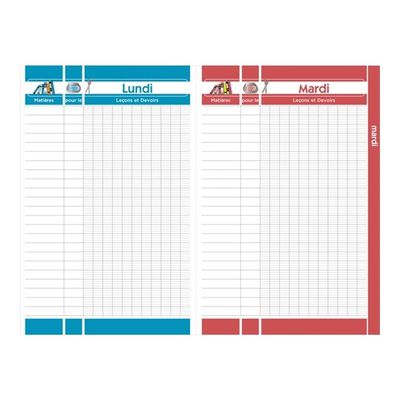 3371010403172-Cahier de textes Kawaii - 15 x 21cm - Quo Vadis-Avant-1
