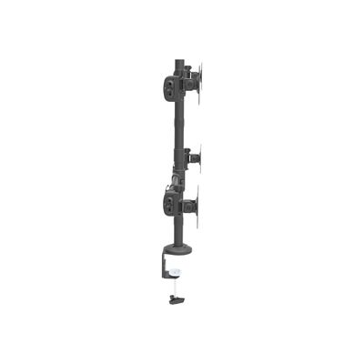 0065030867795-StarTech.com ARMQUAD - Bras support pour 4 écrans jusqu'à 27" - fixation pince - noir-Gauche-4