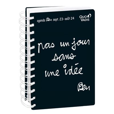 3371010503766-Agenda à spirale Ben - 1 jour par page - 13 x 21 cm - pas un jour sans idée - Quo Vadis-P_405130311_1-0