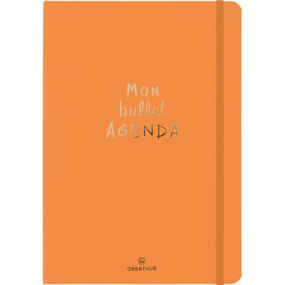 3664447170374-Bullet Agenda - 1 semaine sur 2 pages - 15 x 21 cm - orange - Oberthur-P_405162242_1-0